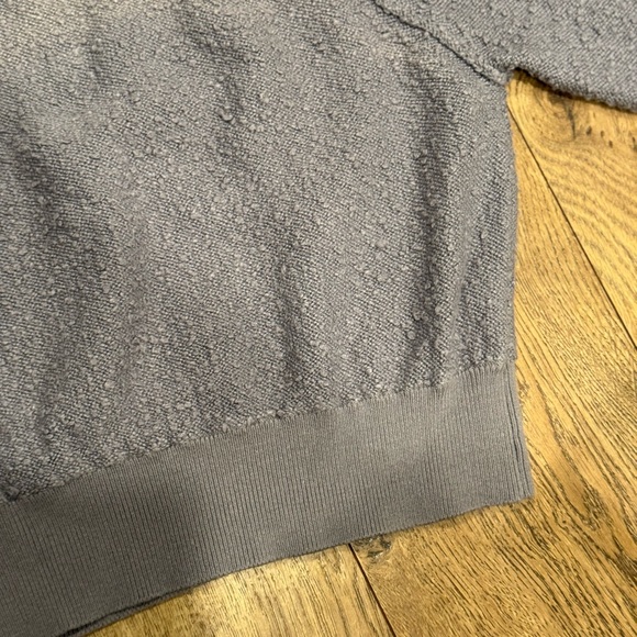 Free People “Found My Friend” Purple Gray Crew Neck Cropped Pullover - Picture 12 of 16